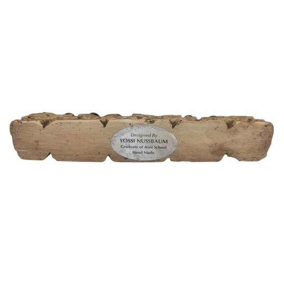 Jewish Chanukah hand made Menorah Yossi Nussbaum